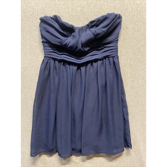 Trixxi Dresses & Skirts - Trixxi Special Occasion Womens Dress Size 5 Blue Short Chiffon Strapless